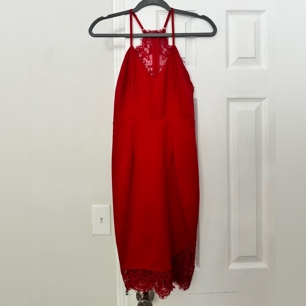 Lulus Red Lace Dress